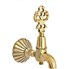 BYR Osmanlı Nostaljik Pirinç Banyo Hamam Musluğu Byr  [byrtek]