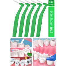 Oral White Arayüz Fırçası Yeşil 0.8 mm Cleaning Pro 5 Adet