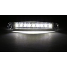 Ahmet Otomotiv 10 Adet Beyaz 9 Ledli Parmak LED Lamba 12V-24V