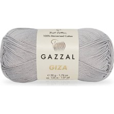 Gazzal Giza El Örgü İpi  | Gümüş Gri 2456