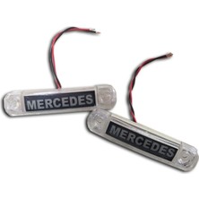 Ahmet Otomotiv Mercedes Yazılı Parmak LED Beyaz 12V-24V