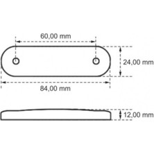 Ahmet Otomotiv 9 Ledli Tombul Parmak LED Mavi 12V-24V Dekoratif Lamba