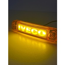 Ahmet Otomotiv (5 Adet) Iveco Yazılı Parmak LED Turuncu-Sarı Renk
