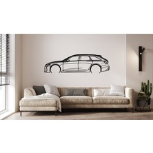 three3dprints Audi Rs6 Performance Duvar Süsü Tablo Dekorasyonu 2d 45-50CM