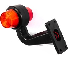 Ahmet Otomotiv Neon Boynuz Lamba Sarı-Kırmızı 12V-24V