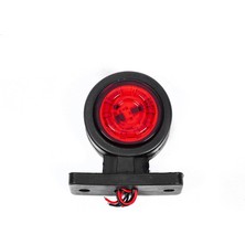 Ahmet Otomotiv (2 Adet) 18 Ledli Kısa Boy Takoz Lamba Sarı-Kırmızı 12V-24V