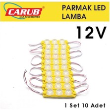 Ahmet Otomotiv Parmak Lamba Seti 3 Ledli Soft Sarı Renk 12V