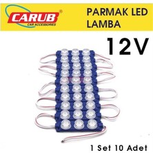 Ahmet Otomotiv Parmak Lamba Seti 3 Ledli Soft Mavi Renk 12V