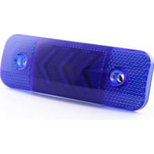 Ahmet Otomotiv Mavi Side Marker Lamba 15 Ledli 12V-24V 11,5cm