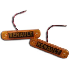 Ahmet Otomotiv Marka Yazılı Parmak LED Renault Sarı 12V-24V