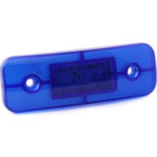 Ahmet Otomotiv Dekoratif Lamba Mavi Renk 9 Ledli 11,5cm 12V-24V