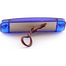 Ahmet Otomotiv Çift Sıra Parmak LED Mavi Renk 10CM 16 LED