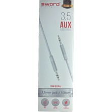 Sword 3.5mm Jack Girişli 1 Metre Aux Kablosu