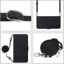 Yihang Boutique Honor 90 ile Uyumlu Tam Korumalı Yumuşak Pu Deri Kapaklı Cüzdan Telefon Kılıfı, Kart Tutuculu ve Uzun Askılı (Yurt Dışından)