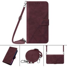 Yihang Boutique Honor 90 ile Uyumlu Tam Korumalı Yumuşak Pu Deri Kapaklı Cüzdan Telefon Kılıfı, Kart Tutuculu ve Uzun Askılı (Yurt Dışından)