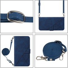 Yihang Boutique Honor 90 ile Uyumlu Tam Korumalı Yumuşak Pu Deri Kapaklı Cüzdan Telefon Kılıfı, Kart Tutuculu ve Uzun Askılı (Yurt Dışından)