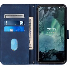 Yihang Boutique Nokia G21/G11 ile Uyumlu Tam Korumalı Yumuşak Pu Deri Kapaklı Cüzdan Telefon Kılıfı, Kart Tutuculu ve Uzun Askılı (Yurt Dışından)