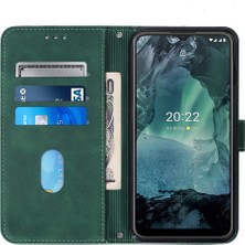 Yihang Boutique Nokia G21/G11 ile Uyumlu Tam Korumalı Yumuşak Pu Deri Kapaklı Cüzdan Telefon Kılıfı, Kart Tutuculu ve Uzun Askılı (Yurt Dışından)