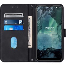 Yihang Boutique Nokia G21/G11 ile Uyumlu Tam Korumalı Yumuşak Pu Deri Kapaklı Cüzdan Telefon Kılıfı, Kart Tutuculu ve Uzun Askılı (Yurt Dışından)