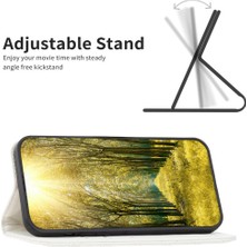 Yihang Boutique Samsung Galaxy A32 5g Için Kılıf Pu Deri Manyetik Toka Flip Folyo Koruyucu Kapak Tutucu Kılıf (Yurt Dışından)