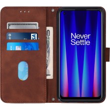 Yihang Boutique Oneplus Nord Ce 2 5g ile Uyumlu Tam Korumalı Yumuşak Pu Deri Kapaklı Cüzdan Telefon Kılıfı, Kart Tutuculu ve Uzun Askılı (Yurt Dışından)