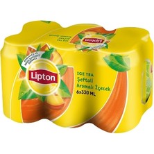 Lipton Ice Tea Şeftali Kutu 6X330 ml (6'lı)