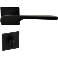 Hobidabi Eda Kare Rozetli WC Kapı Kolu