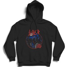 The Fame Slayer, Live Undead, Rock Metal Müzik Grup Kapüşonlu Sweatshirt Hoodie