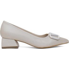 Ayakkabı Fuarı Elit Mst538V Kadın Topuklu Ayakkabı Ten