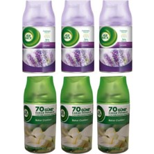 Air Wick Oda Kokusu Mega Fırsat Lavanta 3 x 250 ml Freshmatic Bahar Çiçekleri 3 x 250 ml