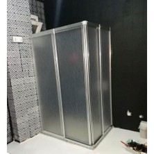 Nokta Duşakabin 100X70 Teknesiz Plastik Camlı Duşakabin