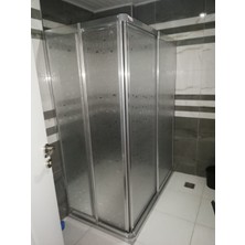 Nokta Duşakabin 100X70 Teknesiz Plastik Camlı Duşakabin