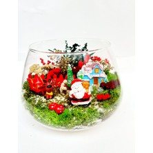 Pia Terrarium Yılbaşı Konsept Teraryum Abajur (Büyük Boy)