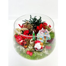 Pia Terrarium Yılbaşı Konsept Teraryum Abajur (Büyük Boy)