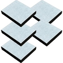 Parmis Fakir Uyumlu Veyron Basic Süpürge Toz Haznesi 5 Adet Sünger Filtresi