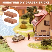 Hermoso Peyzaj Minyatür Bahçe Parçaları Için 200 Adet Mini Tuğla, 1/35 Ölçekli (Yurt Dışından)