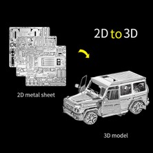 Hermoso Dıy 3D Üç Boyutlu Bulmaca Model Seti Arazi Aracı Yapboz (Yurt Dışından)