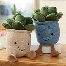 Hermoso Lale Peluş Oyuncak, Saksı Peluş Yastık Dekorasyonu, Yumuşak Kabarık Oyuncak (Yurt Dışından)