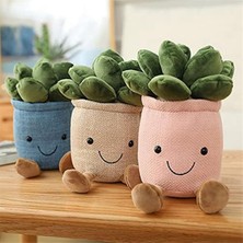 Hermoso Lale Peluş Oyuncak, Saksı Peluş Yastık Dekorasyonu, Yumuşak Kabarık Oyuncak (Yurt Dışından)