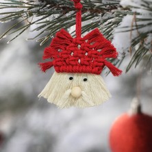 Hermoso Noel El Dokuma Noel Baba Süs Noel Ağacı Dekoru 18X13 cm (Yurt Dışından)