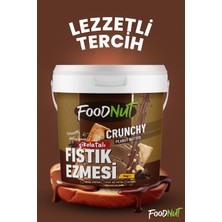 FoodNut Çikolatalı Fıstık Ezmesi 1 kg - Çikolata Parçacıklı Fıstık Ezmesi