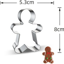 Tinky Winky Yılbaşı Christmas Temalı Kurabiye Kalıbı Metal Kopat Set Cookie Cutters 3'lü