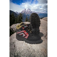 Wilcoom Çocuk Içi Kürklü Soğuğa Dayanıklı Kışlık Bot