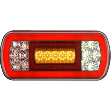 Ahmet Otomotiv Dikdörtgen Stop Lambası Yeni Nesil Neon Ledli 12 Volt 1 Adet