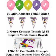 Unicorn 8 Kişilik Doğum Günü Parti Malzemeleri Süsleri Seti Ekost