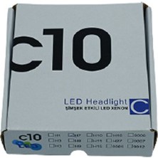 C10 Xenon LED Ampul H11 12V / 40W / 10000 Lumens