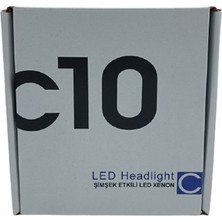 C10 Xenon LED Ampul H11 12V / 40W / 10000 Lumens