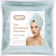 Dat35 Mikrofiber Extra Yumuşak Saç Havlusu Saç Bonesi Plaj Deniz Havuz Banyo Saç Kurutma Baş Havlu Bone