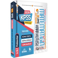 Karakutu Yayınları 2024 KPSS Matematik 1.-2. Cilt ve Geometrinin Kara Kutusu Konu Özetli D.çözümlü Soru Bankası Altın Set