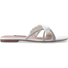 Nine West Aster 3fx Beyaz Kadın Düz Terlik